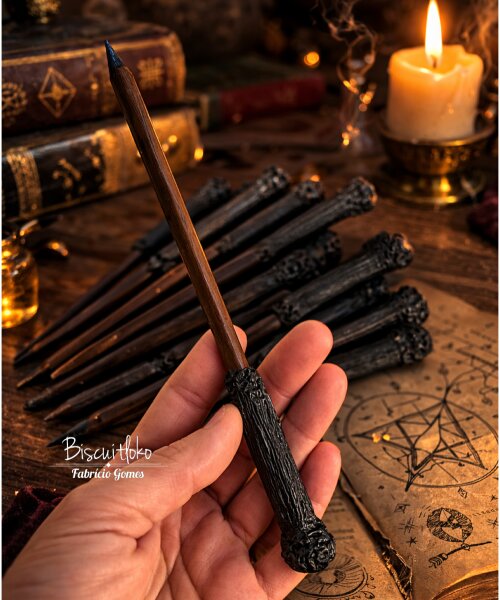 Varinha lápis lembrancinha Harry potter 10 unidades