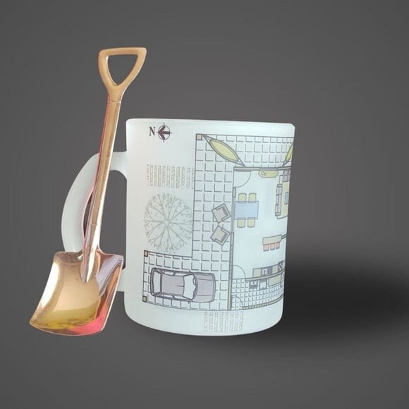 Caneca Planta Baixa Arquitetura