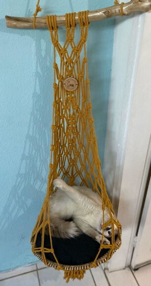 Hanger / Cama em Macramê