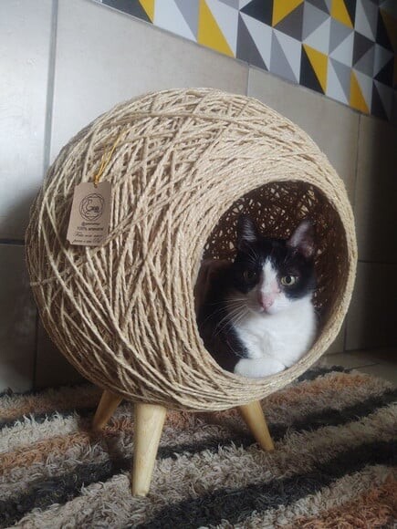 Toca Pezinho em Sisal para Gatos