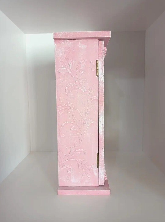 Porta-chaves Em Mdf - Tons De Cor-de-rosa