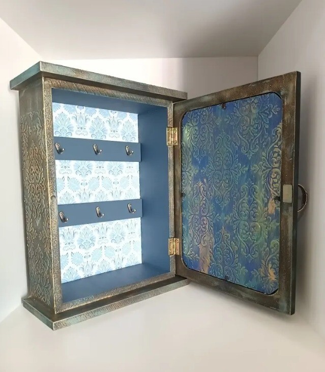 Porta-chaves Em Mdf - Tons De Verde
