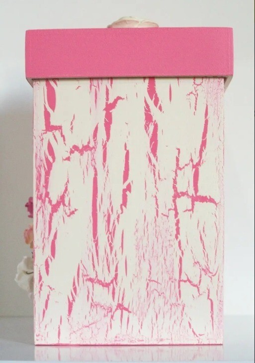 Caixa Decorativa Em Mdf - Técnica De Craquelamento