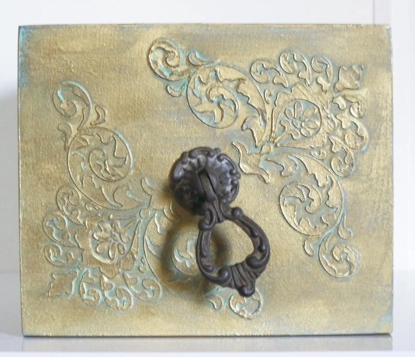 Caixa Decorativa Em Mdf - Técnica De Envelhecimento