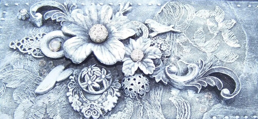 Caixa Decorativa - Técnica De Mixed Media Ou Mídia Mista