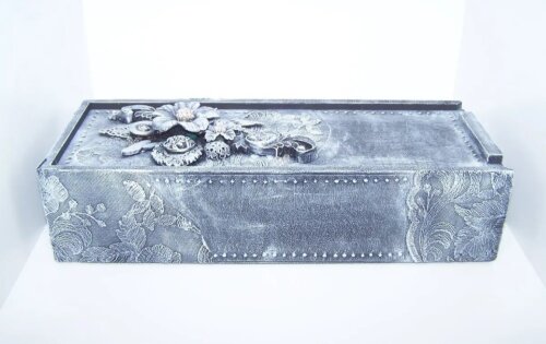 Caixa Decorativa - Técnica De Mixed Media Ou Mídia Mista
