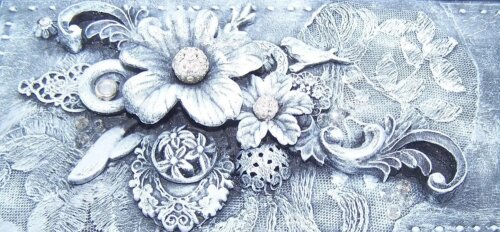 Caixa Decorativa - Técnica De Mixed Media Ou Mídia Mista
