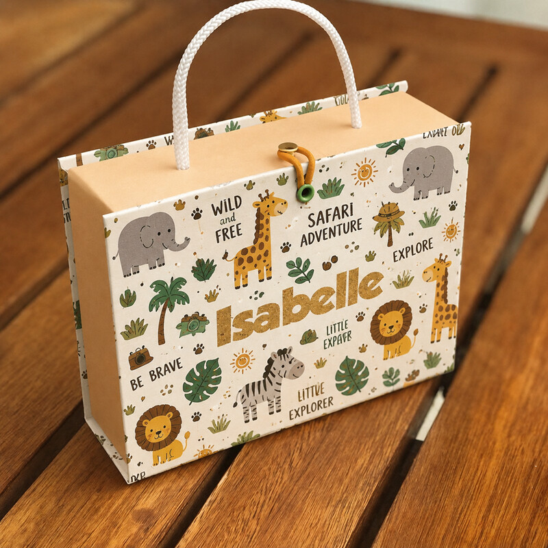 Maleta Personalizada Infantil em Cartonagem