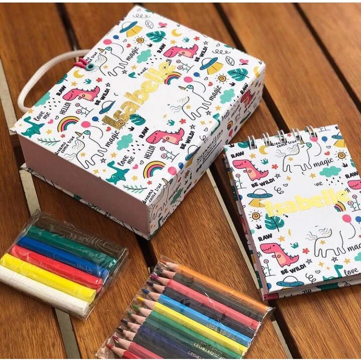 Maleta Personalizada Infantil em Cartonagem