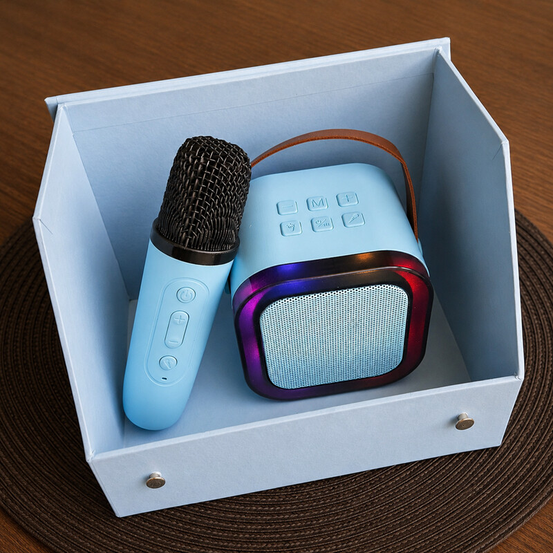 Kit Karaokê Personalizado Infantil Caixa Cartonada com Microfone