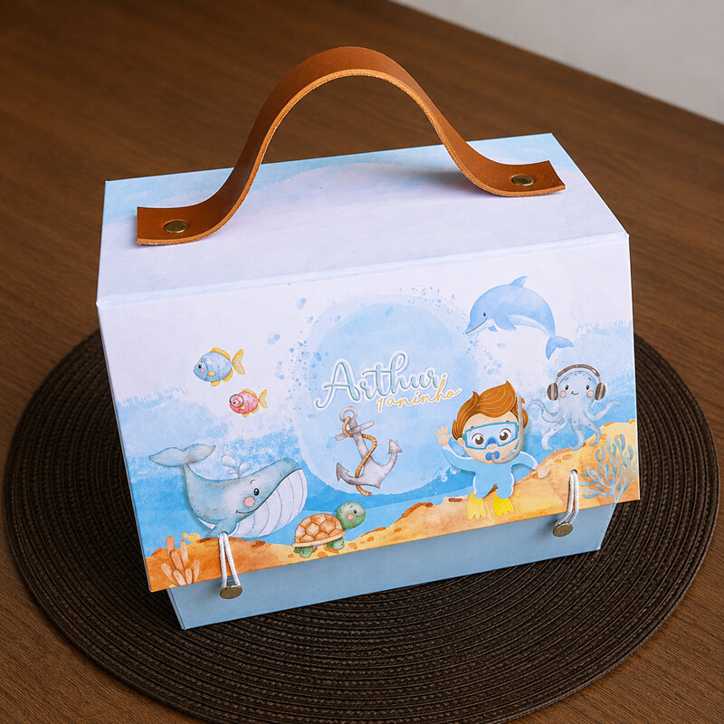 Kit Karaokê Personalizado Infantil Caixa Cartonada com Microfone