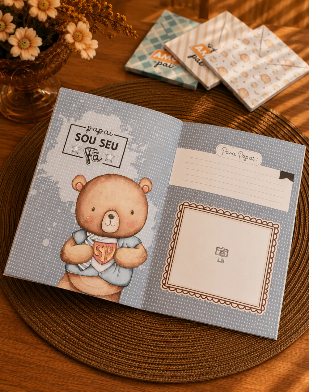 Álbum de Memórias Personalizado para o Dia dos Pais | Querido P