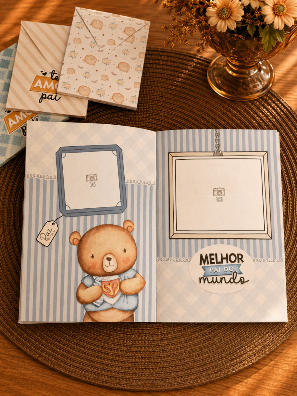 Álbum de Memórias Personalizado para o Dia dos Pais | Querido P