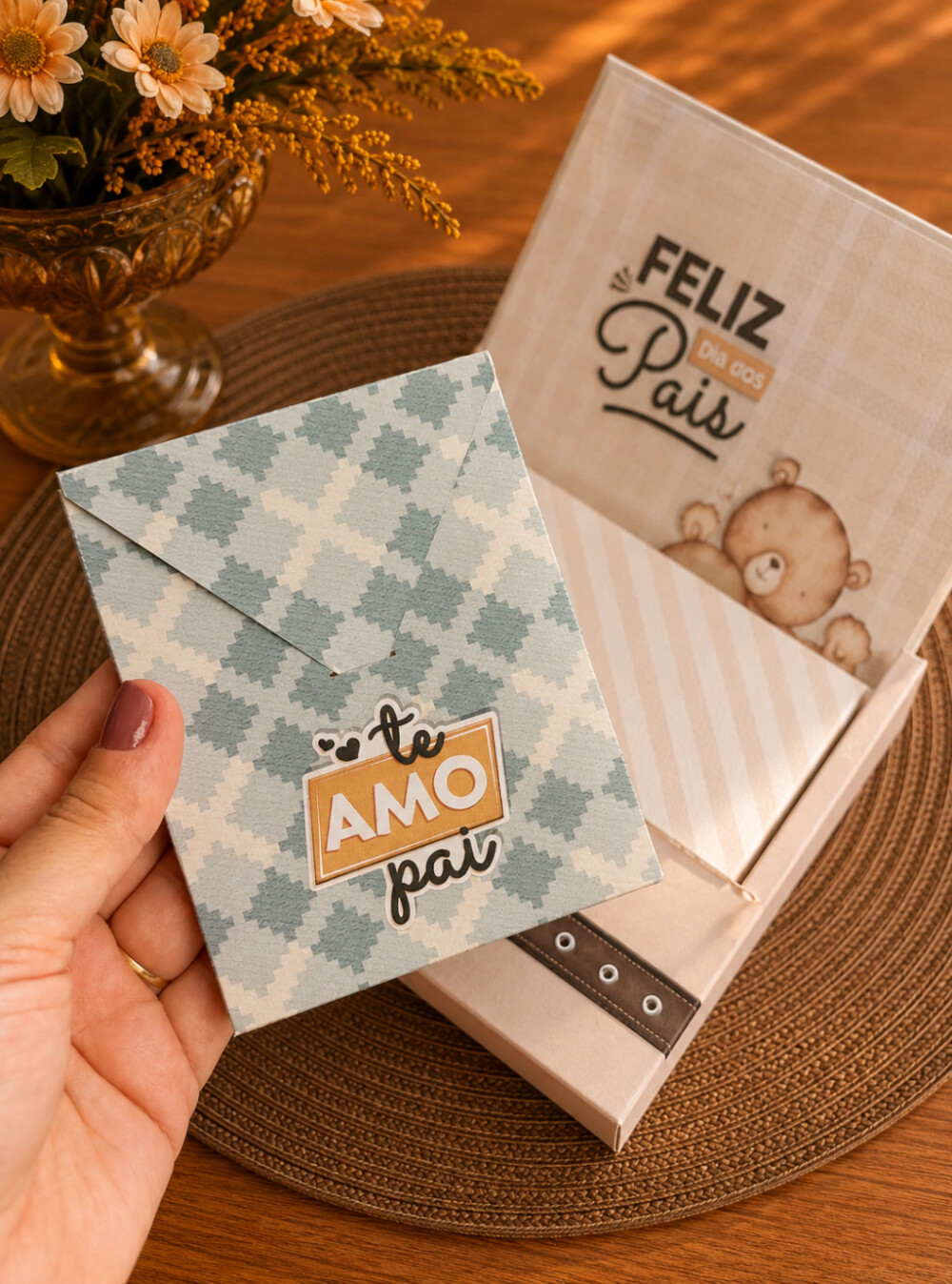 Álbum de Memórias Personalizado para o Dia dos Pais | Querido P