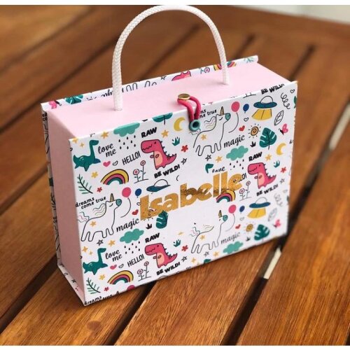 Maleta Personalizada Infantil em Cartonagem