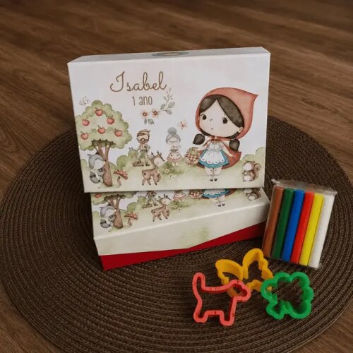 Kit Massinha Personalizado na Caixa com Fechamento Magnético | Lembrancinha Infantil | Modelo 21