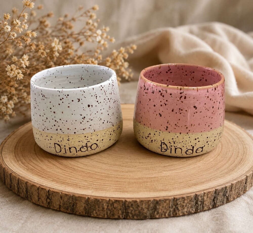 Conjunto Copo Dinda e Dindo