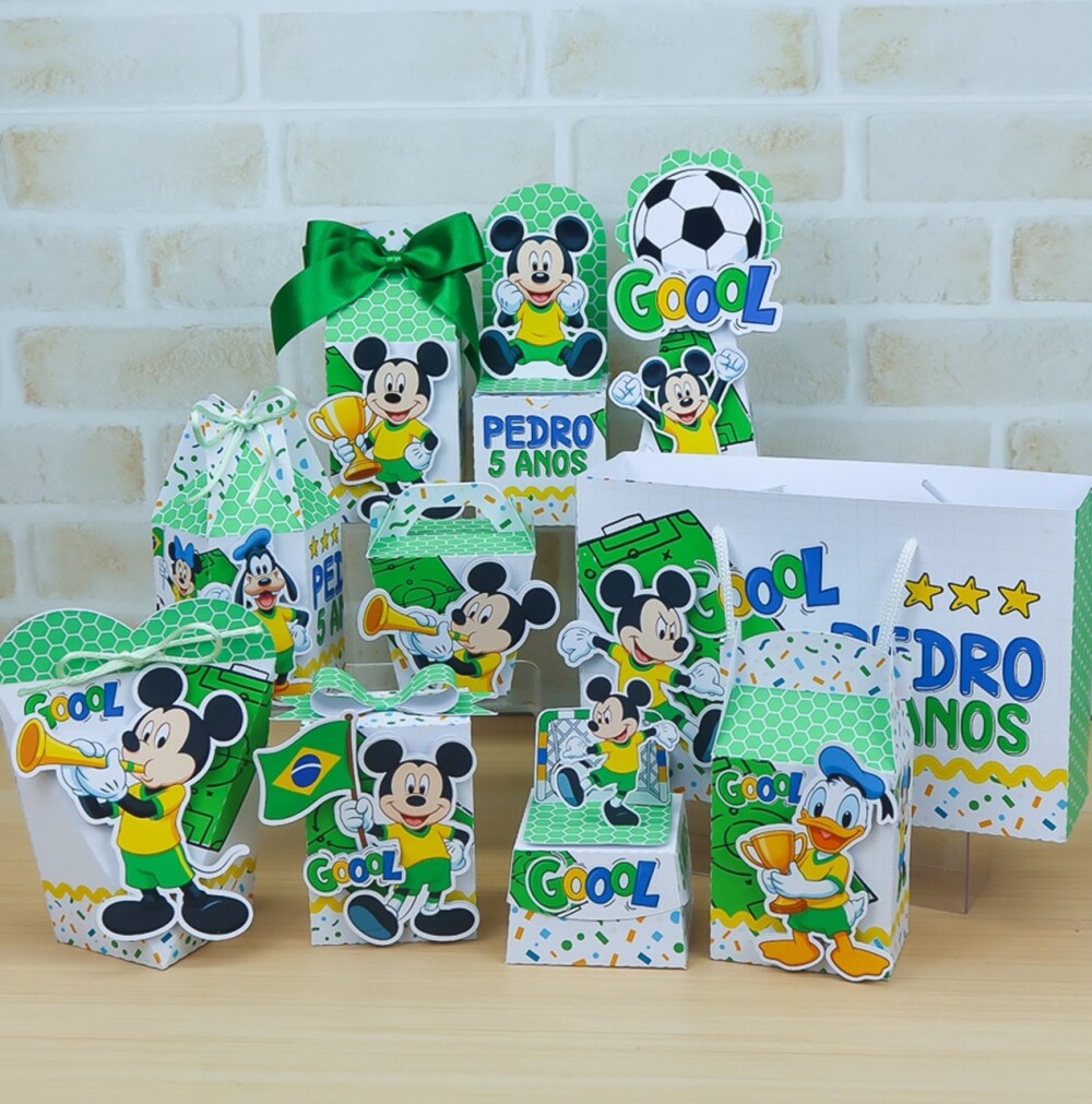 Arquivo Mickey Copa Do Mundo Studio/PDF/DXF/SVG