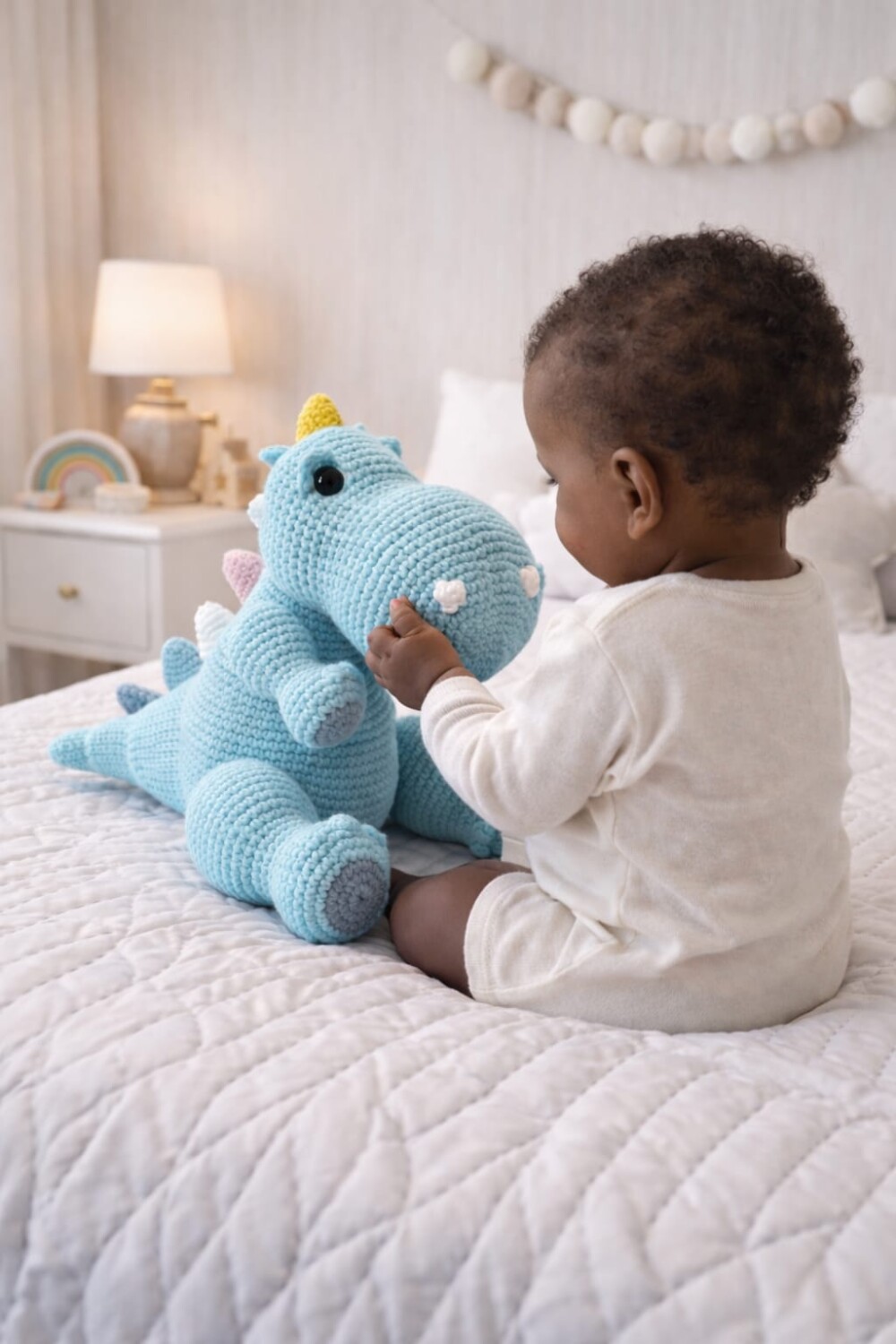 Dinodino - Dinossauro em Amigurumi