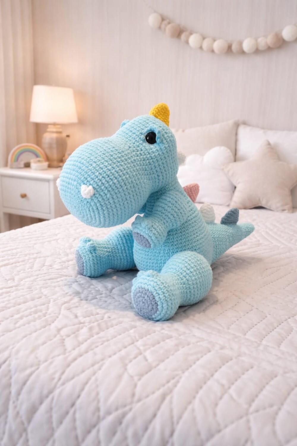 Dinodino - Dinossauro em Amigurumi