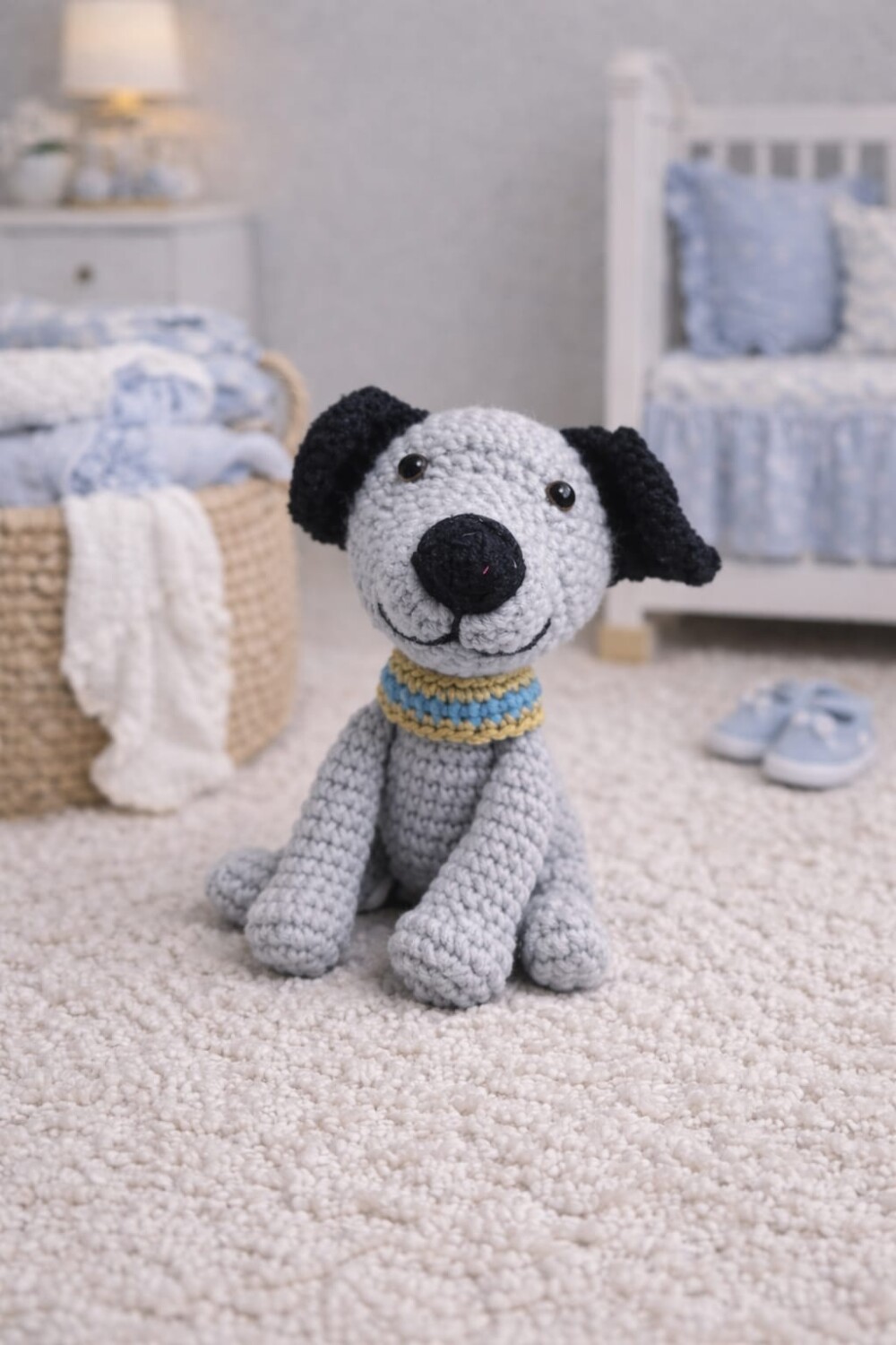 Croc - Cachorrinho em Amigurumi