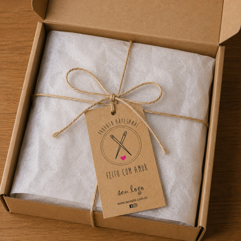 Tags Kraft Personalizadas - a partir de 30 unidades