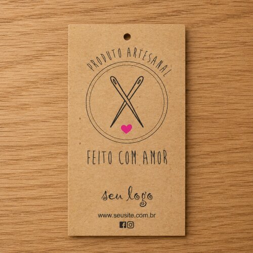 Tags Personalizadas | Embalagens, Presentes e Lembrancinhas - 9x5cm