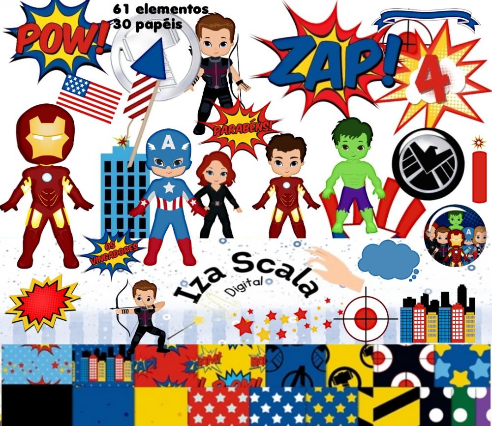 Kit Digital Vingadores