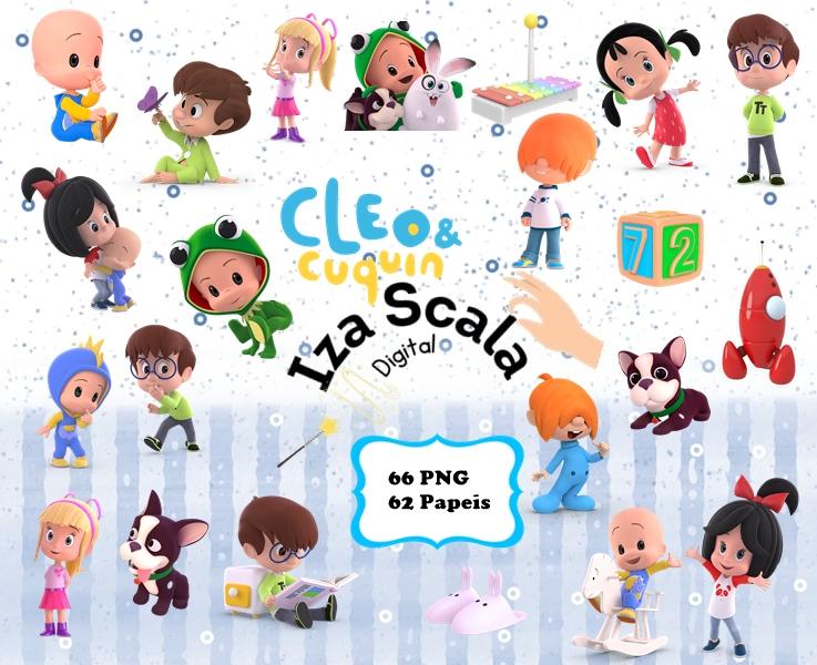 Kit Digital Cleo e Cuquin