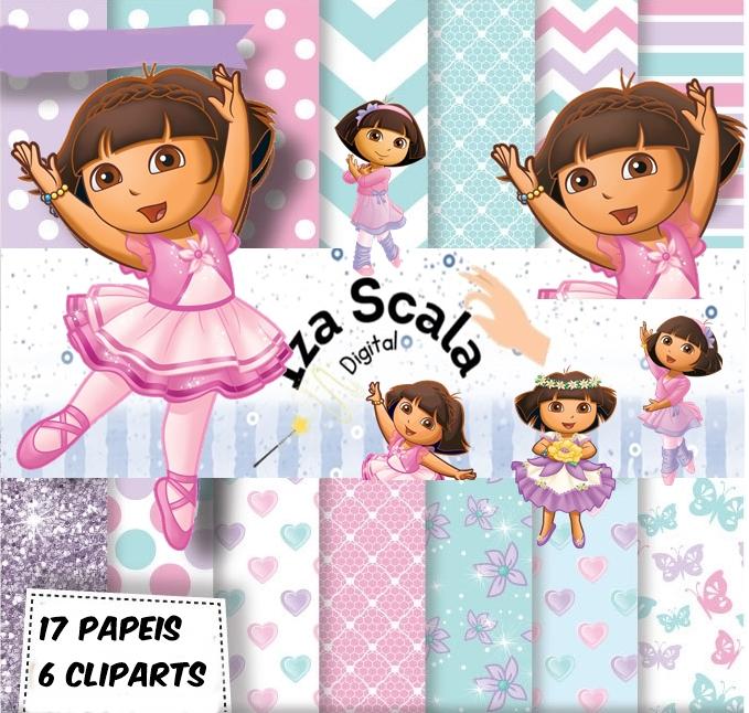 Kit Digital Dora Bailarina