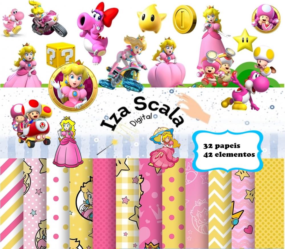 Kit Digital Princesa Peach