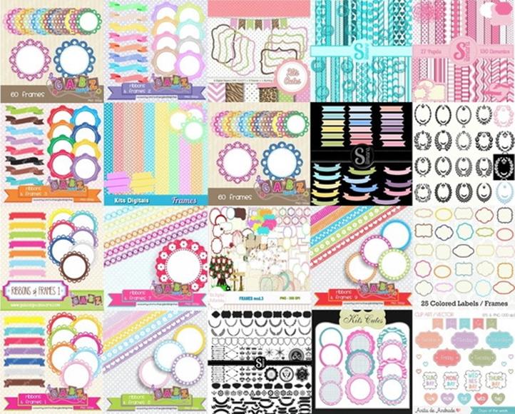 Kit Digital Frames e Bordas