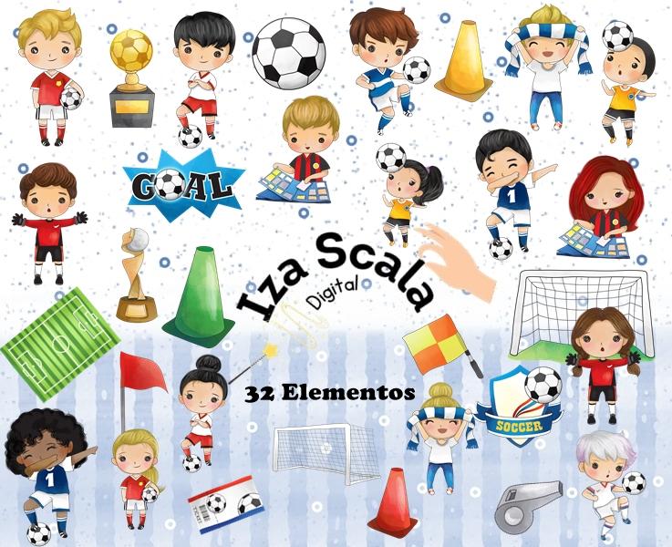 Kit Digital Futebol Cute