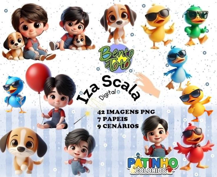 Kit Digital Bento e Totó