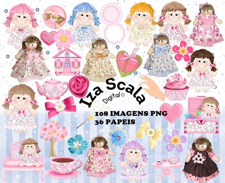 Kit Digital Boneca de Pano