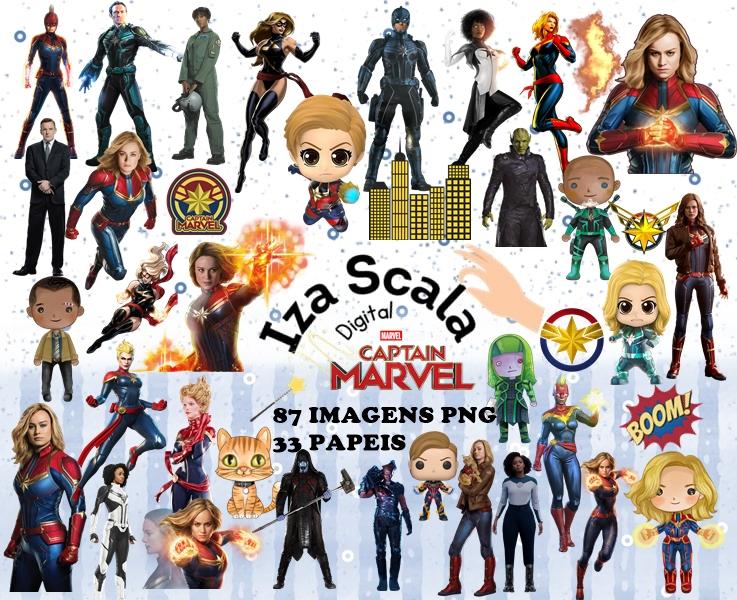 Kit Digital Capitã Marvel