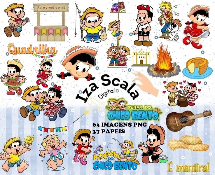 Kit Digital Chico Bento e Rosinha