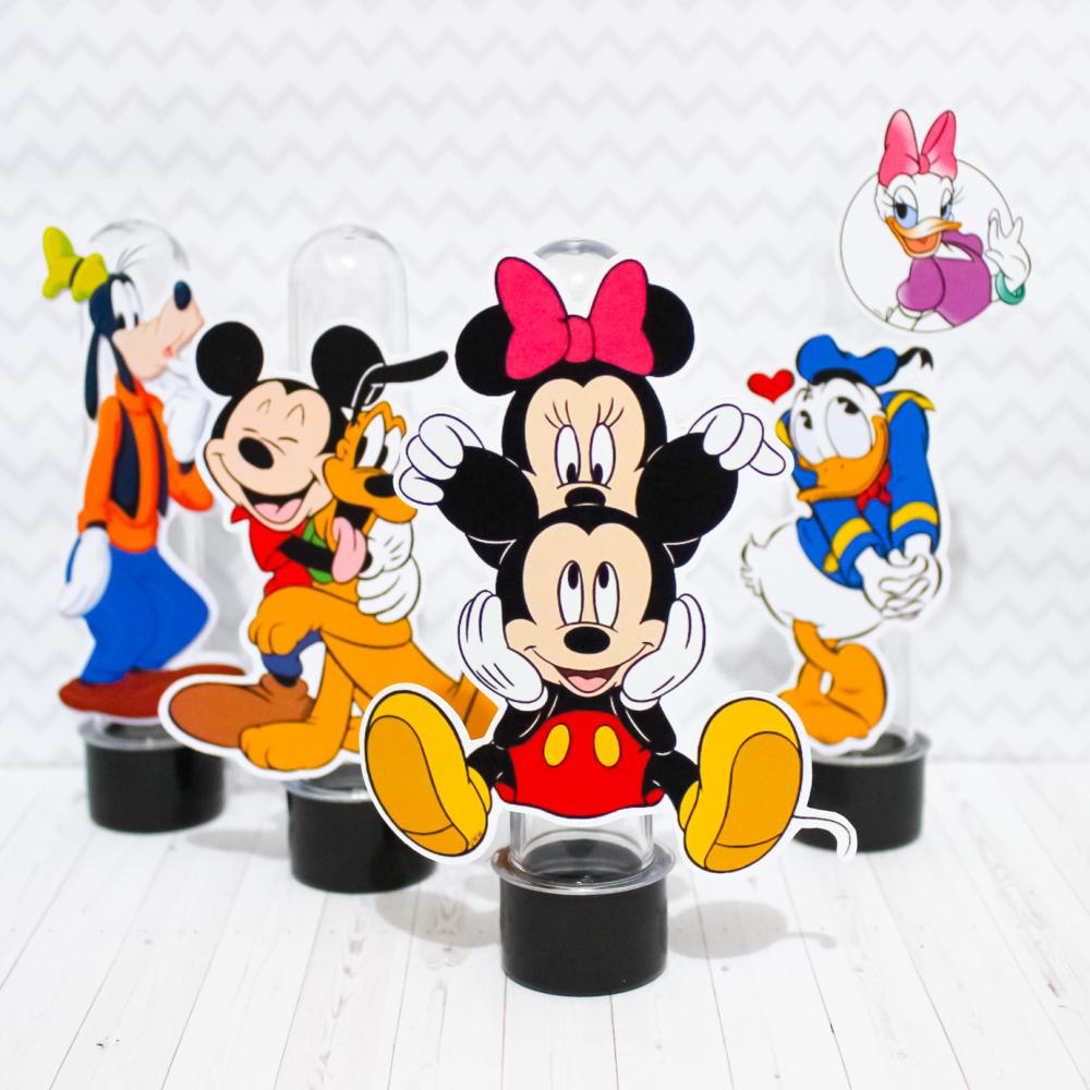 Aplique para Tubete Turma do Mickey - Arquivo de Corte