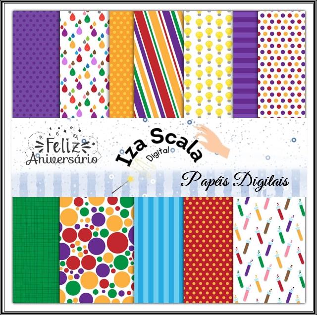 Papel Digital Aniversário