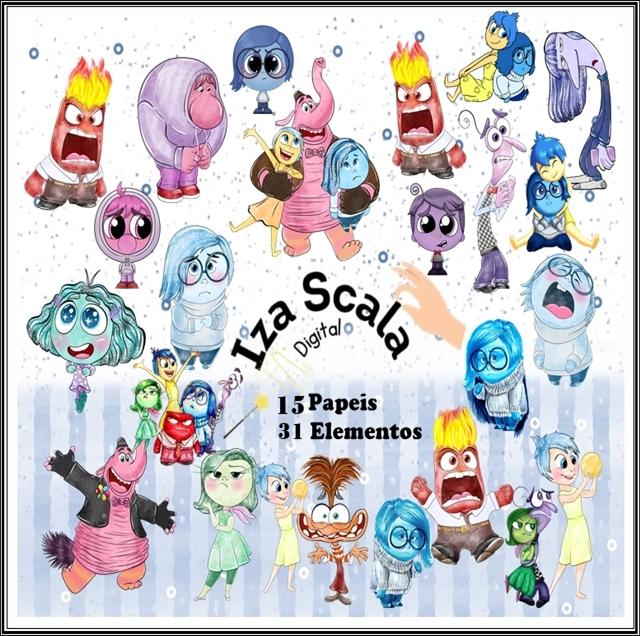 Kit Digital Divertidamente Aquarela