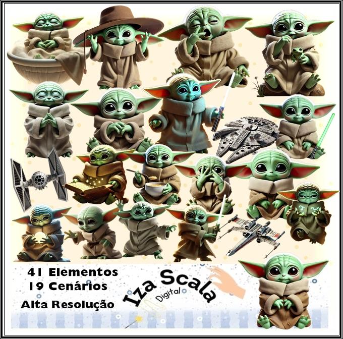 Kit Digital Baby Yoda - IA