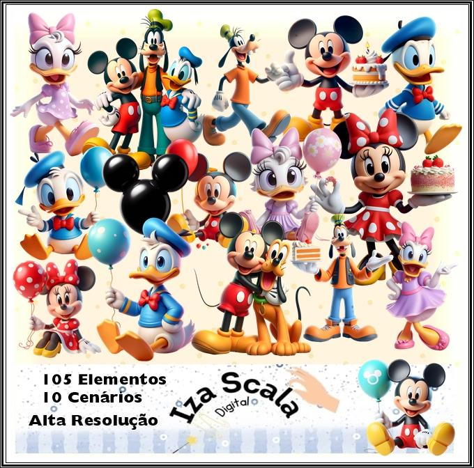 Kit Digital Mickey - IA