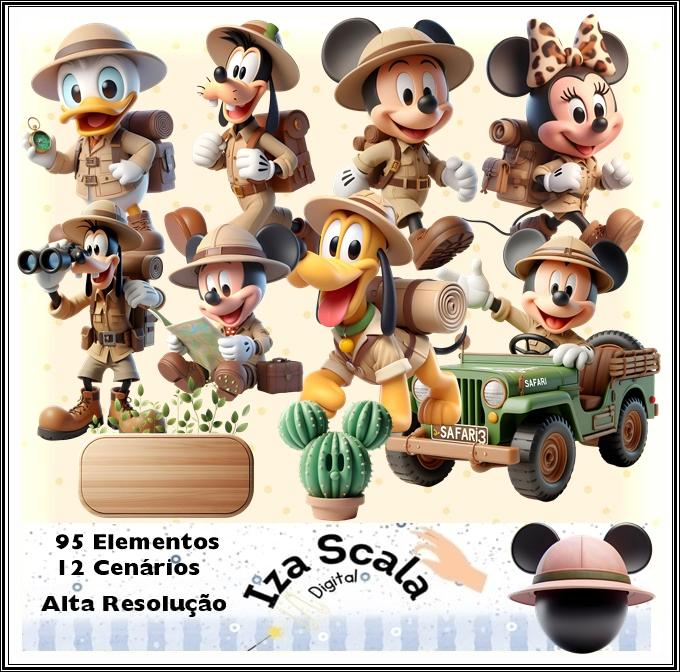 Kit Digital Mickey Safari - IA