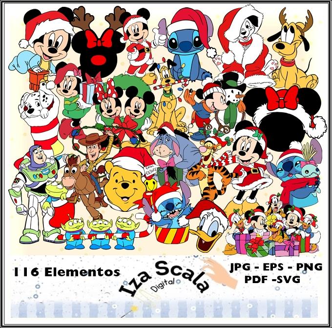 Kit Digital Natal Cartoon