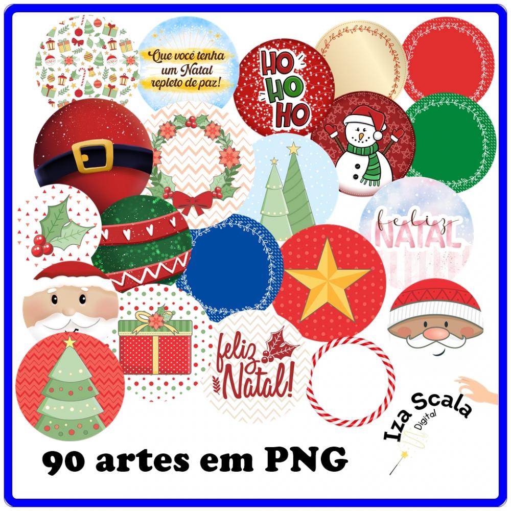Arte para Bolinhas de Natal - Arquivo de Corte
