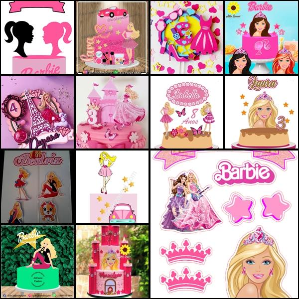 Arquivo de corte - Topo de Bolo Barbie