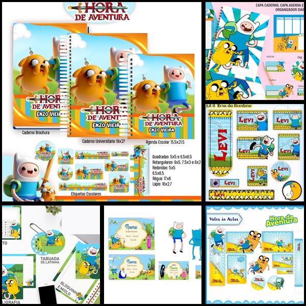 Etiqueta Escolar Hora da Aventura