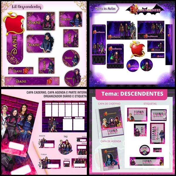 Etiqueta Escolar Descendentes