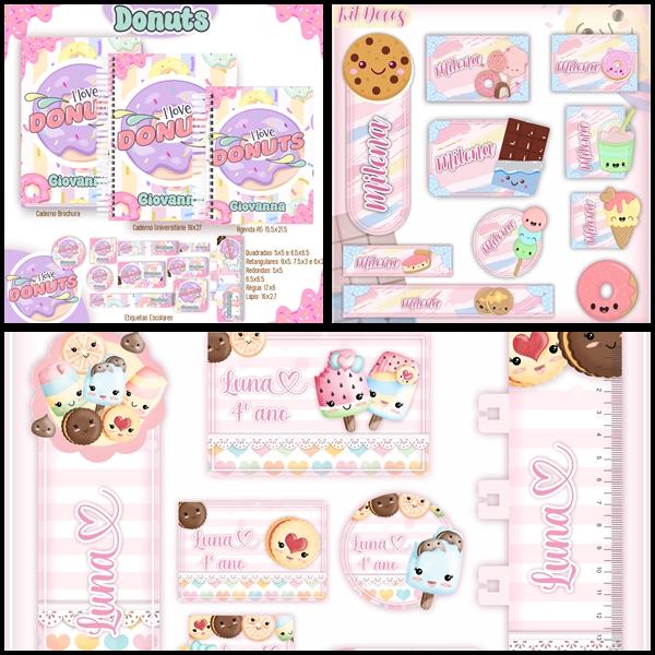 Etiqueta Escolar Doces