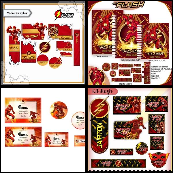 Etiqueta Escolar Flash